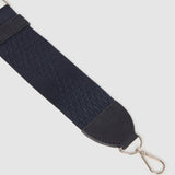 Metier - Webbing Strap Navy With Silver Hardware