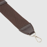 Metier - Webbing Strap Chocolate With Silver Hardware