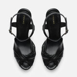 FRAME - Camille Platform Heel -- Black