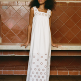 Posse - CECILIA SHIFT DRESS - VINTAGE WHITE