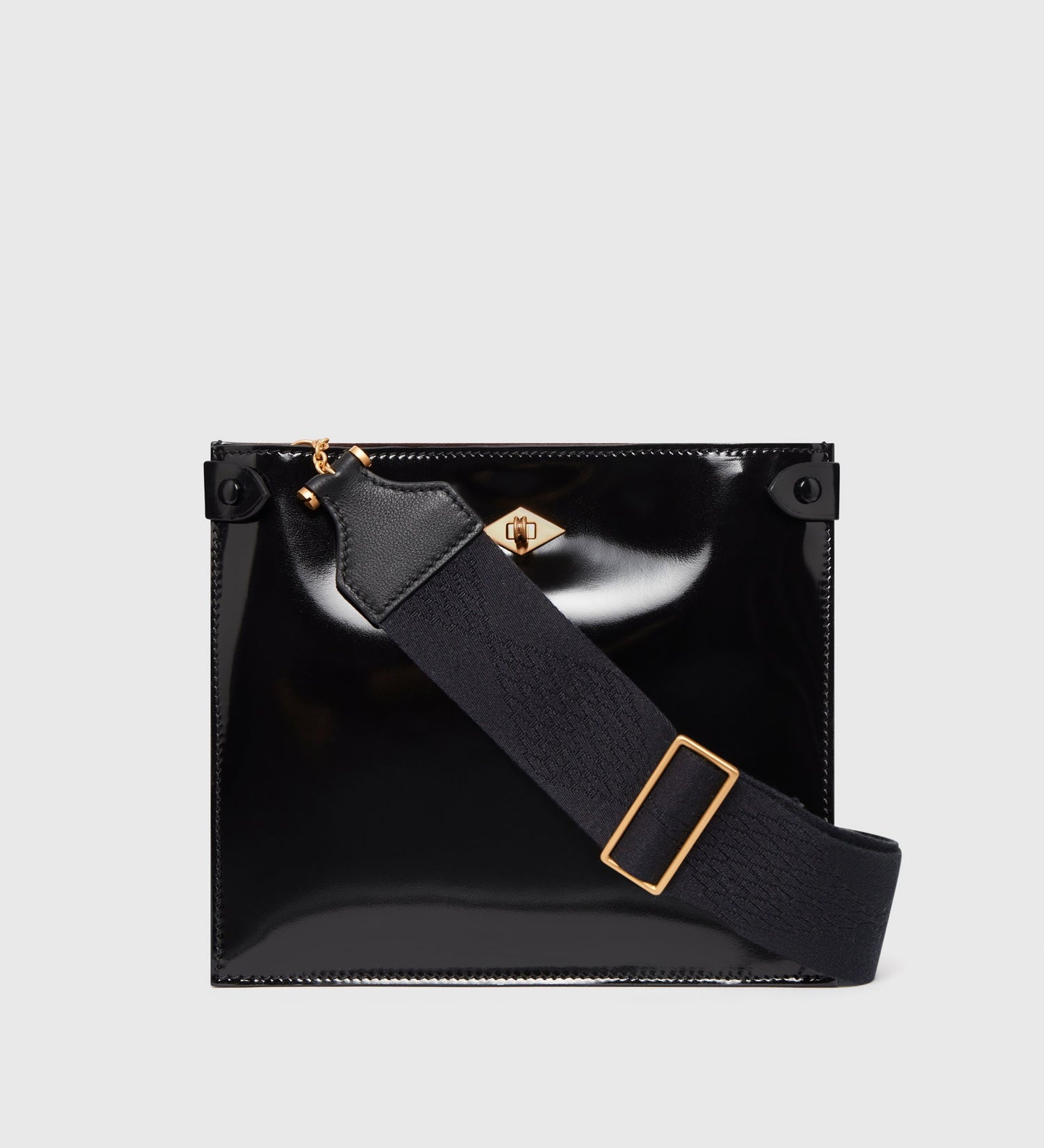 Metier - Women's Diamond Webbing Strap Black