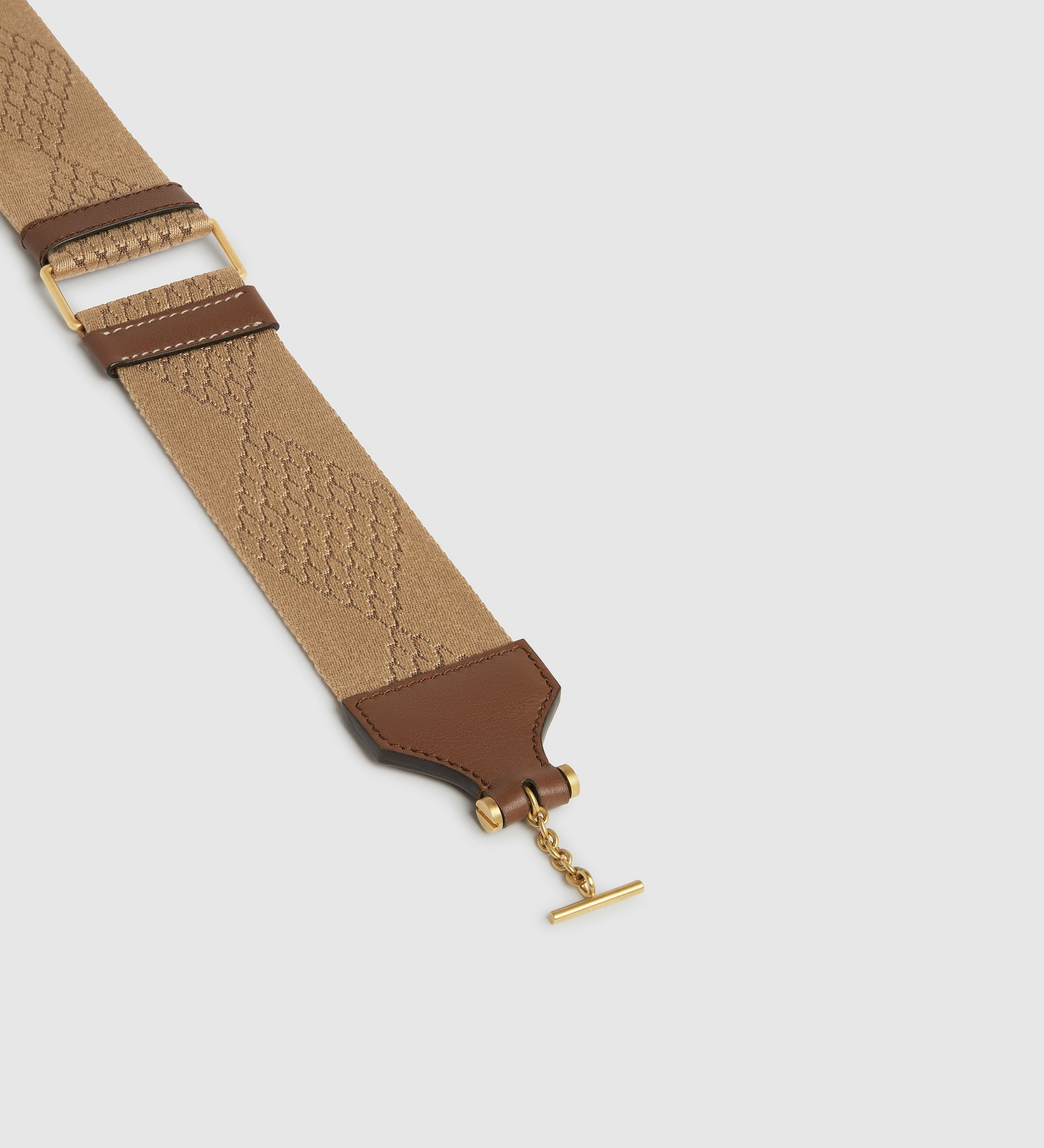 Metier - Women's Diamond Webbing Strap Havana