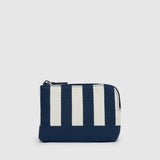Metier - Westman Atelier By Métier Petite Makeup Pouch Jacquard Navy Stripe