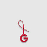 Metier - Westman Atelier By Métier Personalisation Letter Charm Apple Leather Red and White