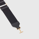 Metier - Women's Diamond Webbing Strap Black