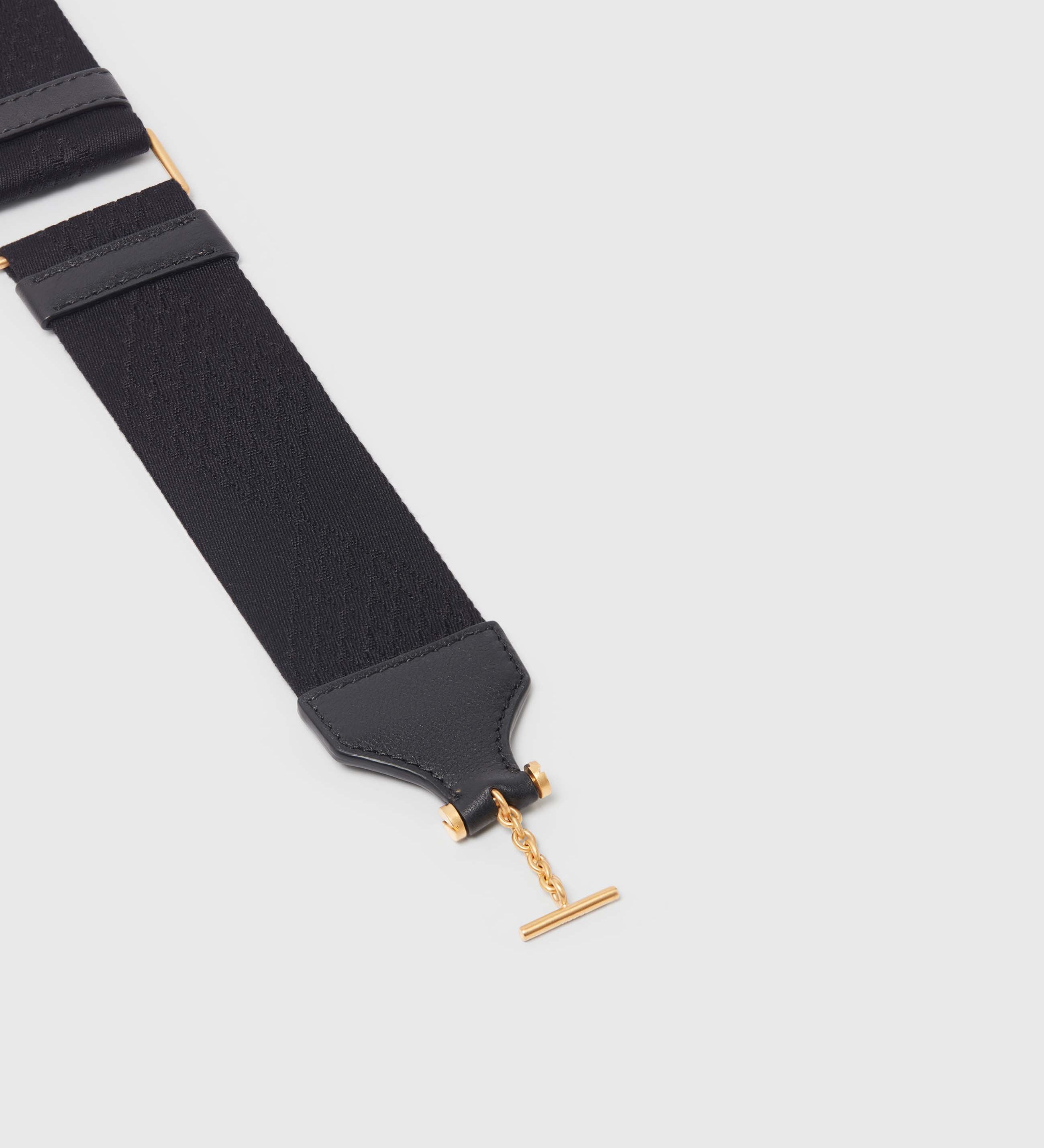 Metier - Women's Diamond Webbing Strap Black