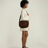 Métier - W INDIANA JONES™ Hunter Messenger Chocolate Suede