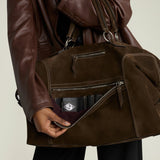 Métier - W INDIANA JONES™ Vagabond Duffle Chocolate Suede