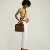 Métier - W INDIANA JONES™ Vagabond Messenger Chocolate Suede