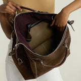 Métier - W INDIANA JONES™ Vagabond Messenger Chocolate Suede