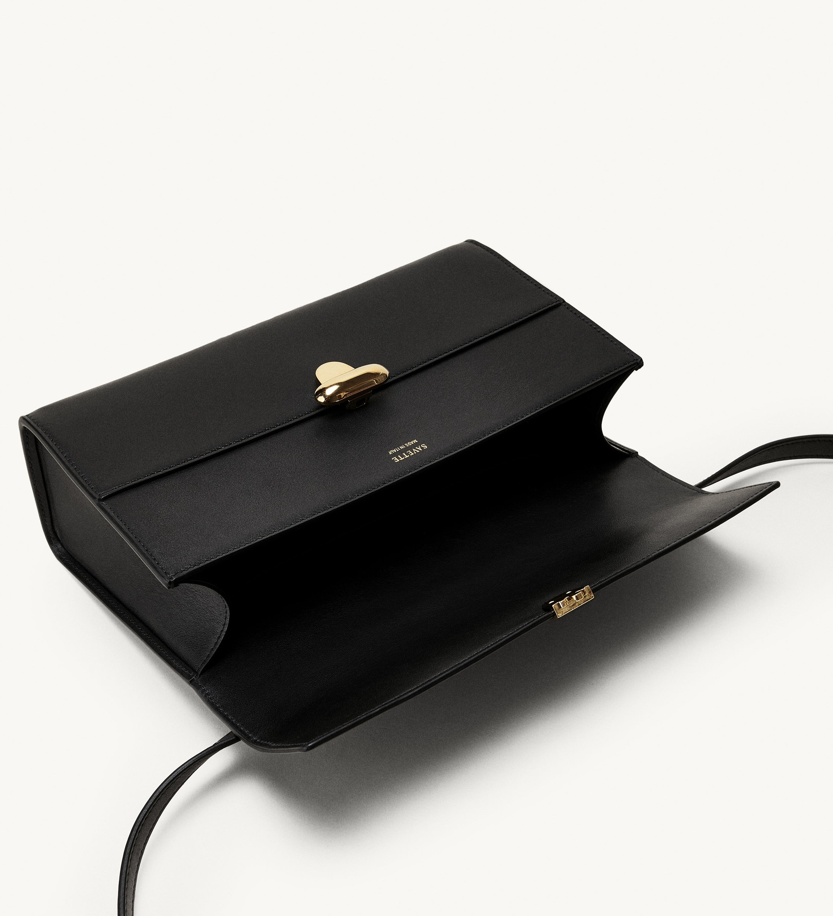 SAVETTE - Symmetry 26 in Black Leather