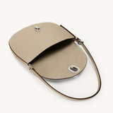 SAVETTE - Small Tondo Hobo in Bone Leather