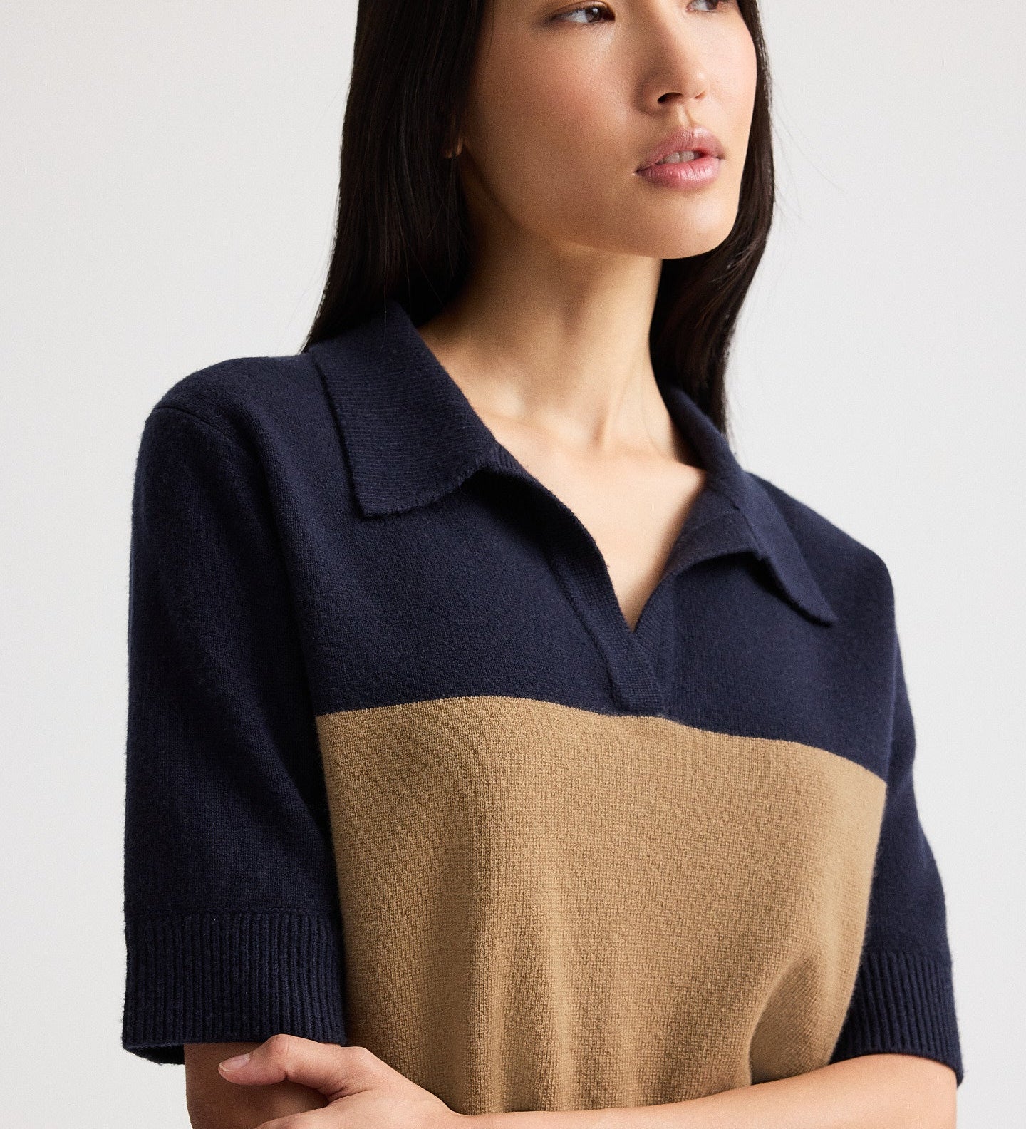 TWP - Slightly Oversized Polo in Italian Cashmere