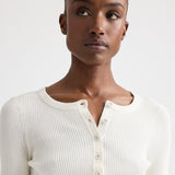 TWP - The Henley Sweater in Cotton Silk Yarn