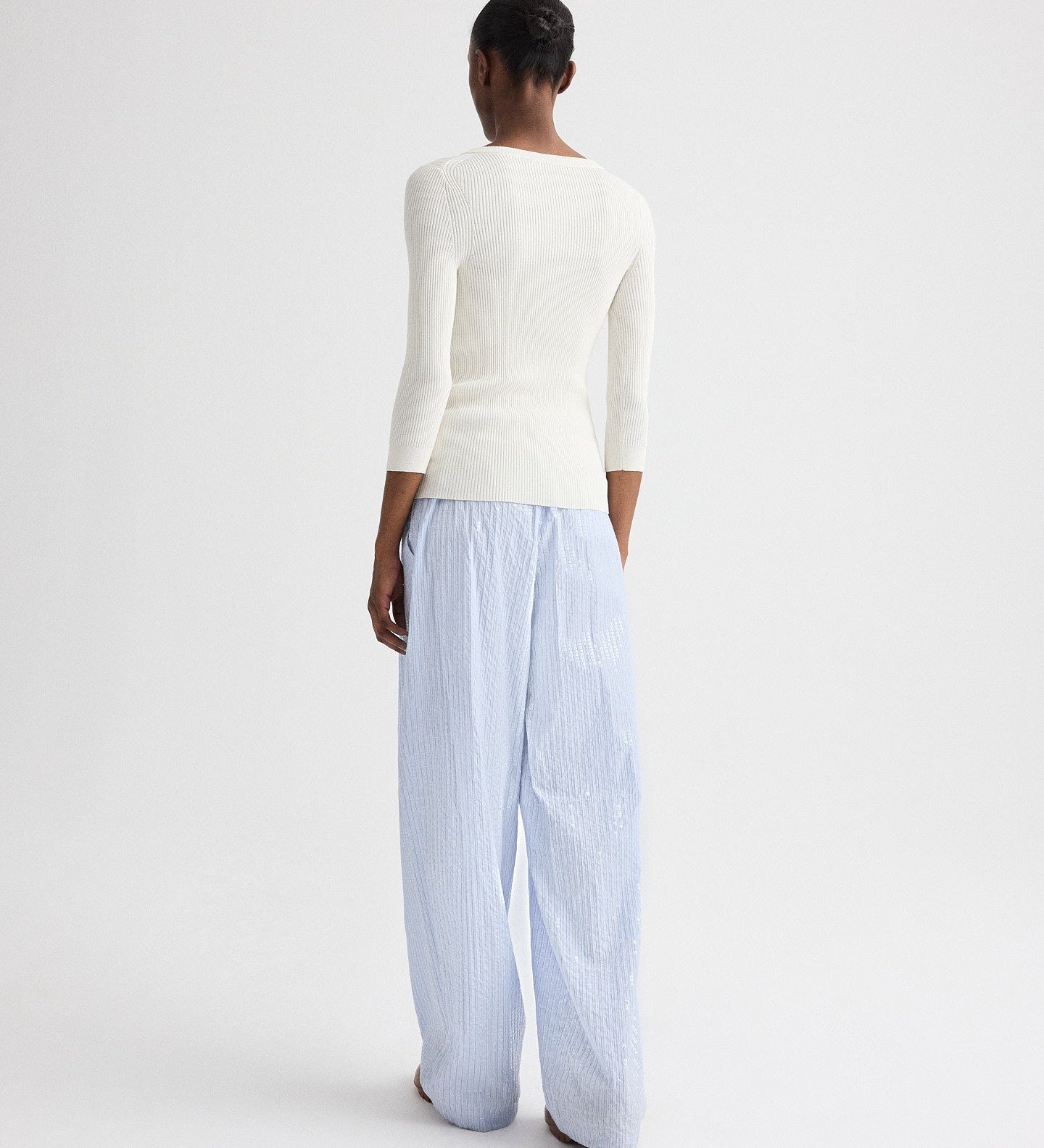 TWP - The Henley Sweater in Cotton Silk Yarn