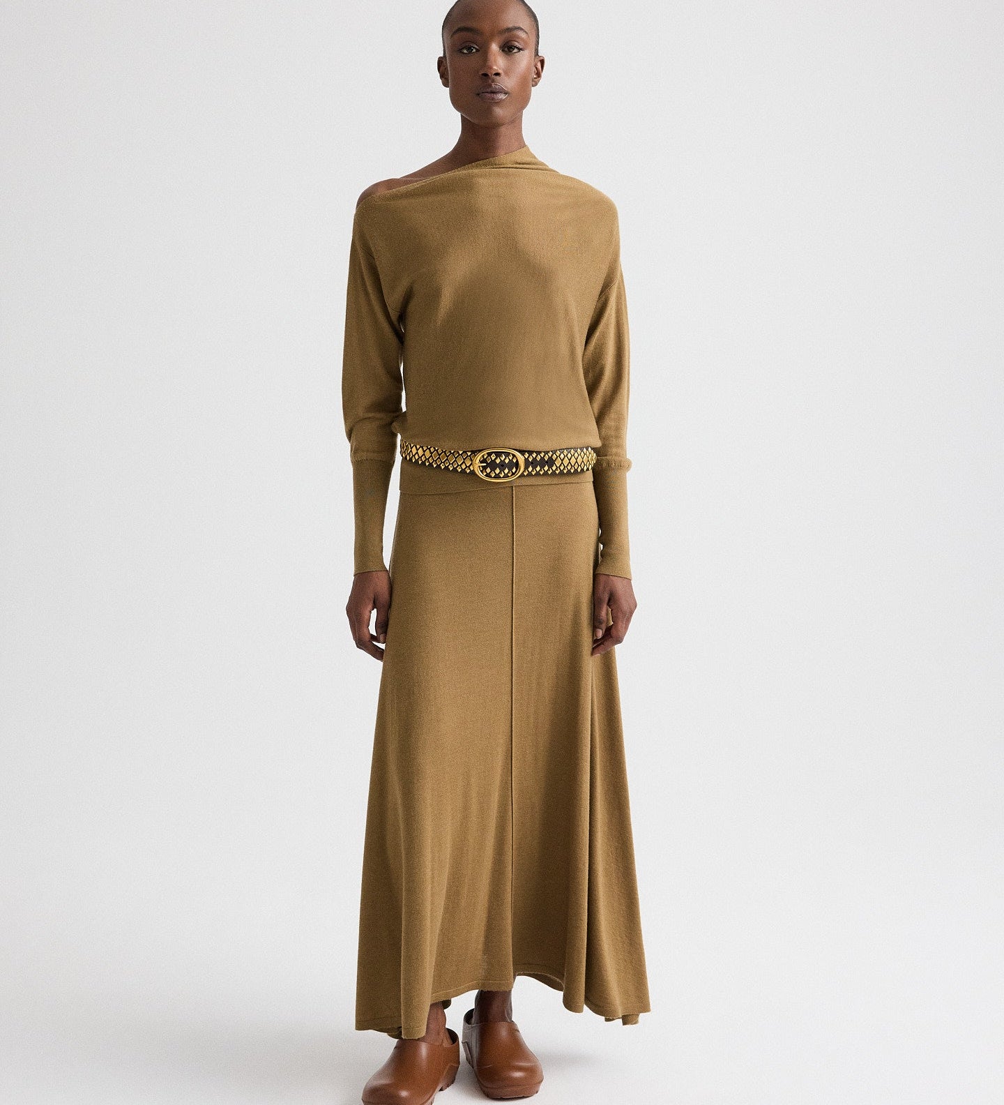 TWP - Cold Shoulder Sweater in Fine Wool Silk