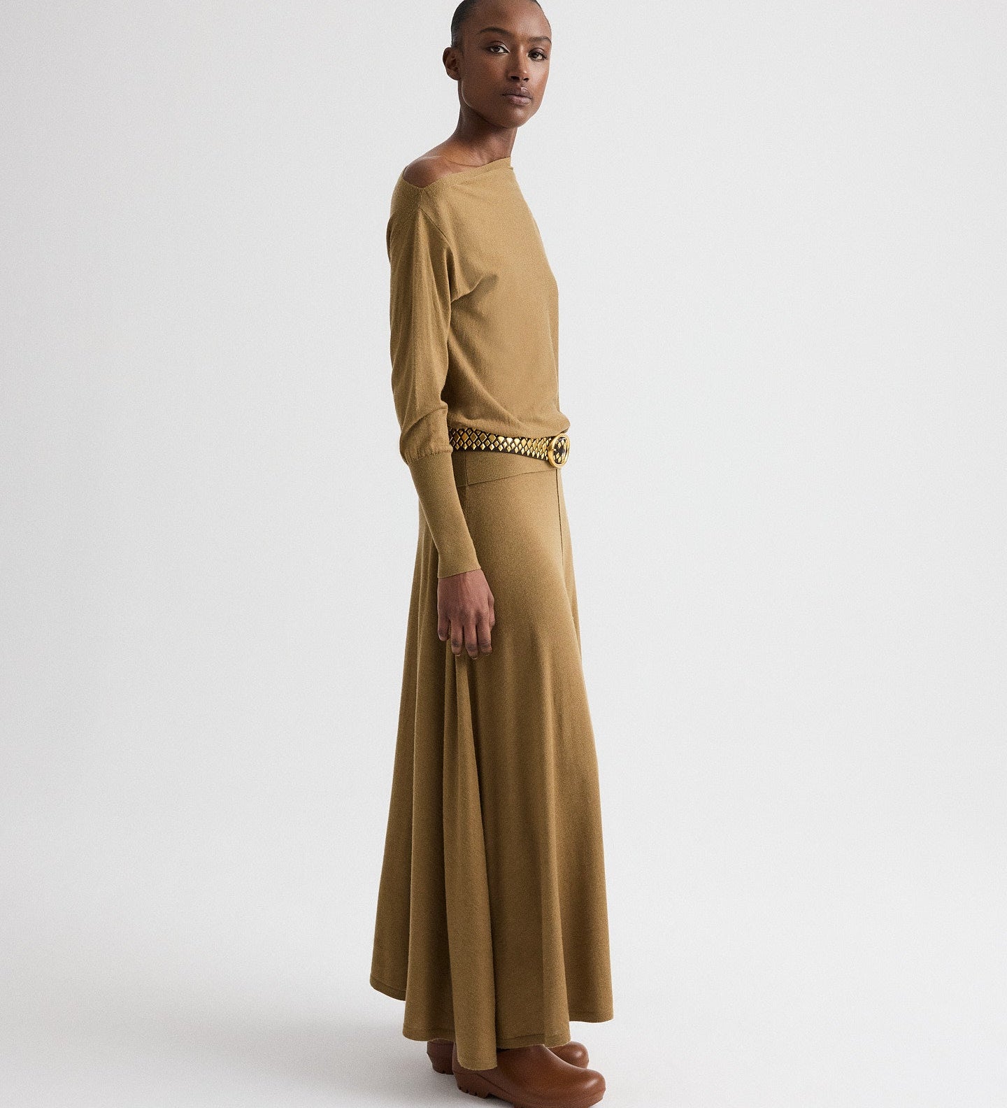 TWP - Cold Shoulder Sweater in Fine Wool Silk