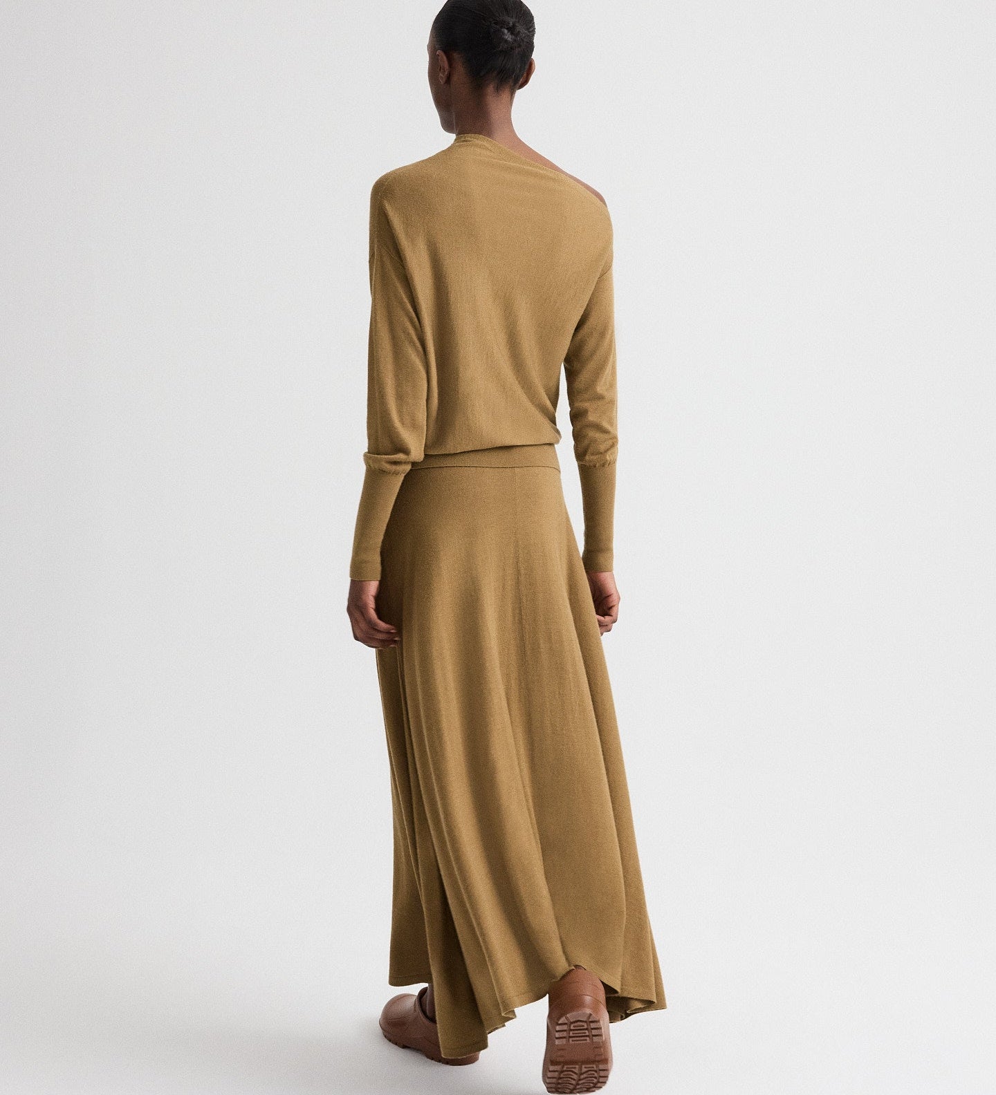 TWP - Cold Shoulder Sweater in Fine Wool Silk
