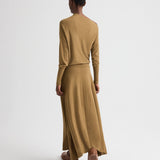 TWP - Cold Shoulder Sweater in Fine Wool Silk