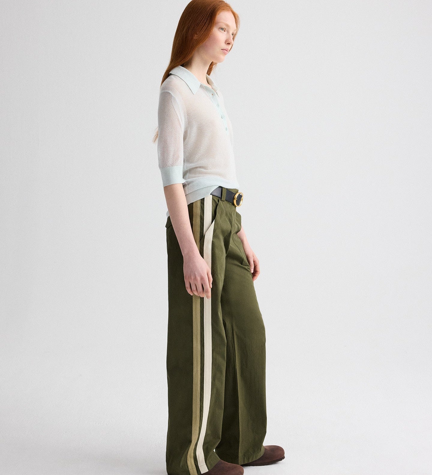 TWP - Open Stitch Slim Polo in Superfine Cashmere