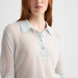 TWP - Open Stitch Slim Polo in Superfine Cashmere