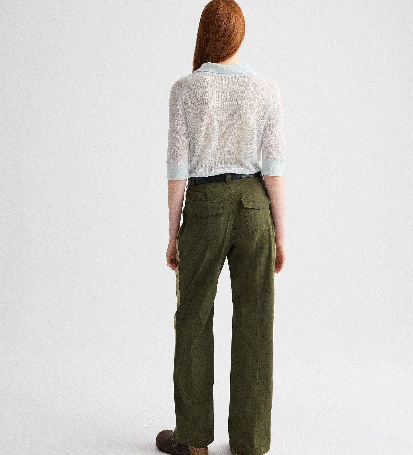 TWP - Open Stitch Slim Polo in Superfine Cashmere