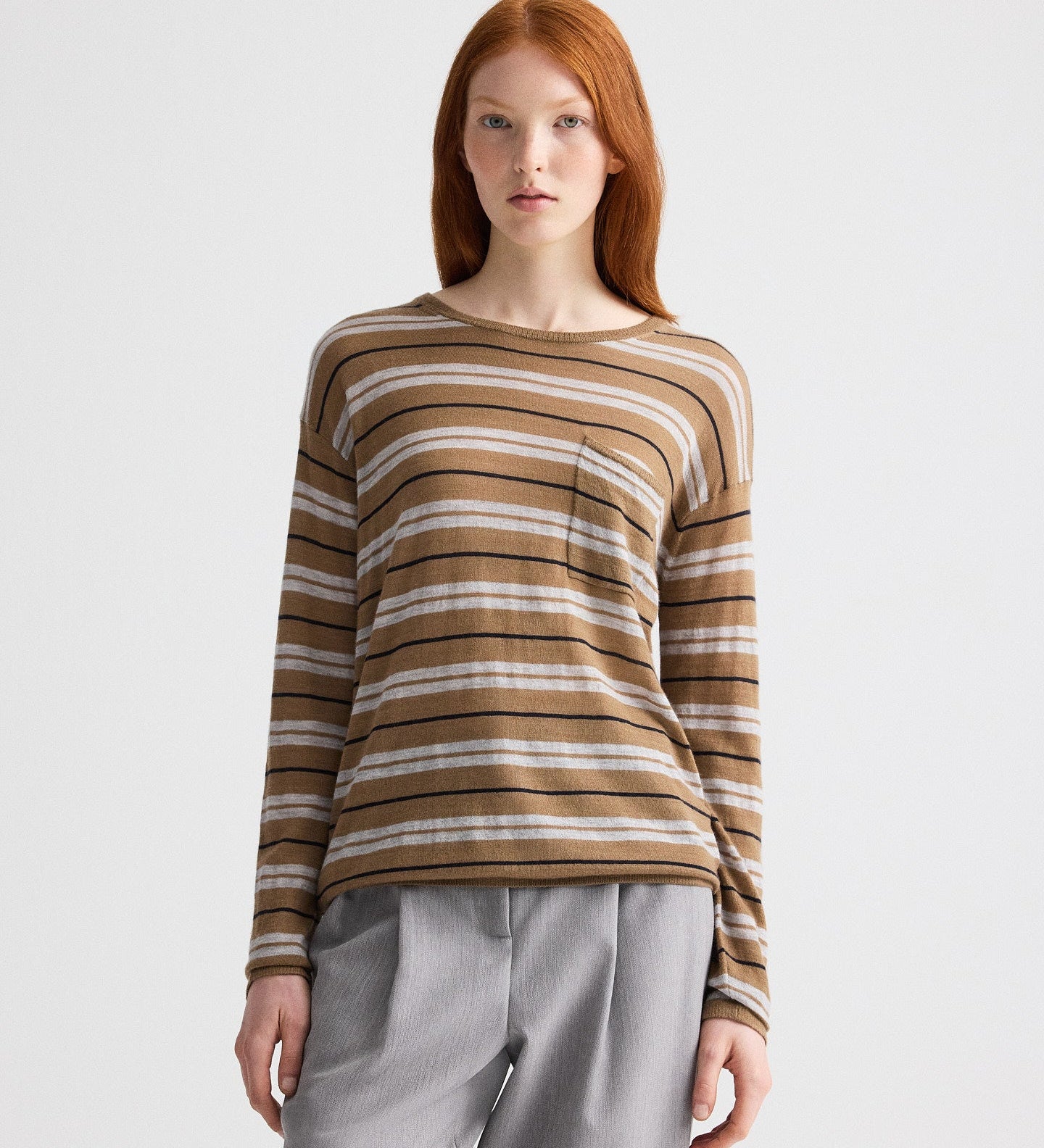 TWP - 4th St with Stripes in Superfine Cashmere