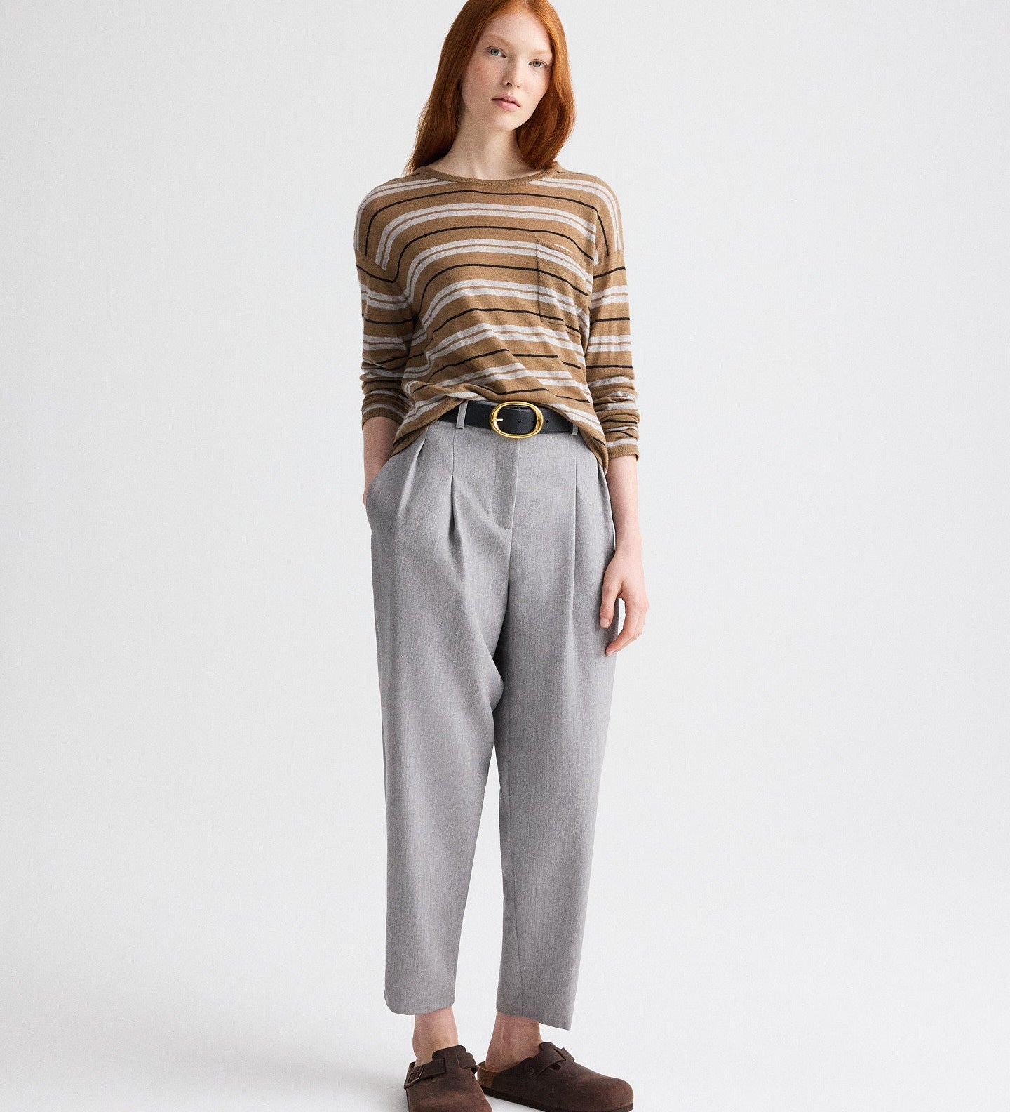 TWP - 4th St with Stripes in Superfine Cashmere