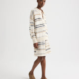 TWP - V Neck Long Sleeve Polo in Linen Silk Yarn