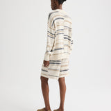 TWP - V Neck Long Sleeve Polo in Linen Silk Yarn