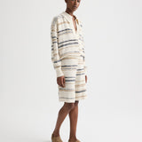 TWP - Intarsia Stripe Short in Linen Silk Yarn