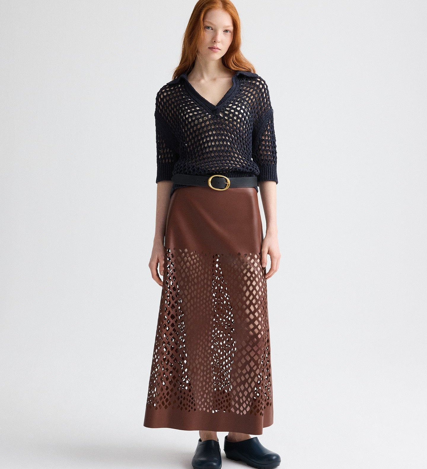 TWP - Unspoken Truth Polo Sweater in Linen Silk