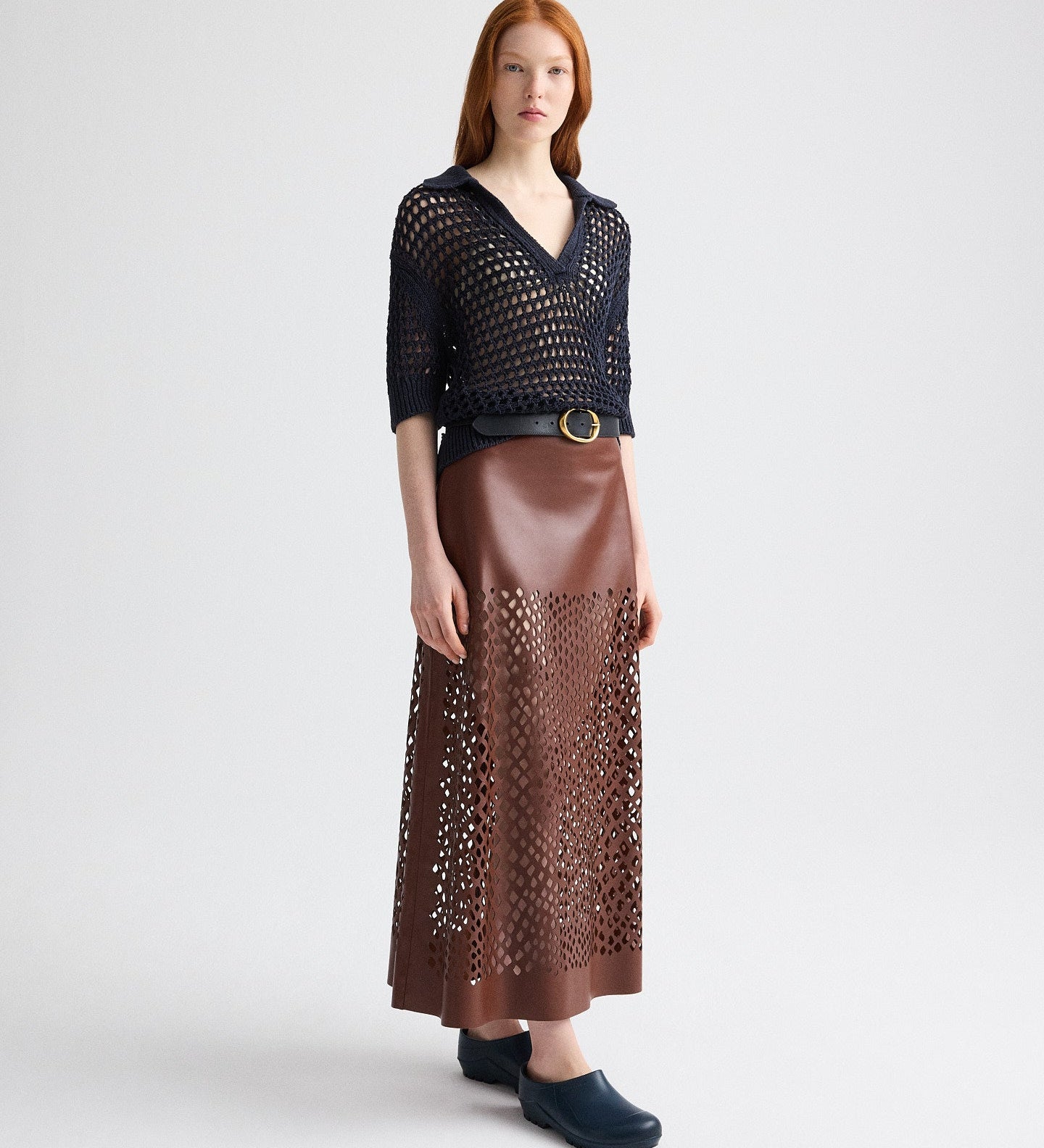 TWP - Unspoken Truth Polo Sweater in Linen Silk