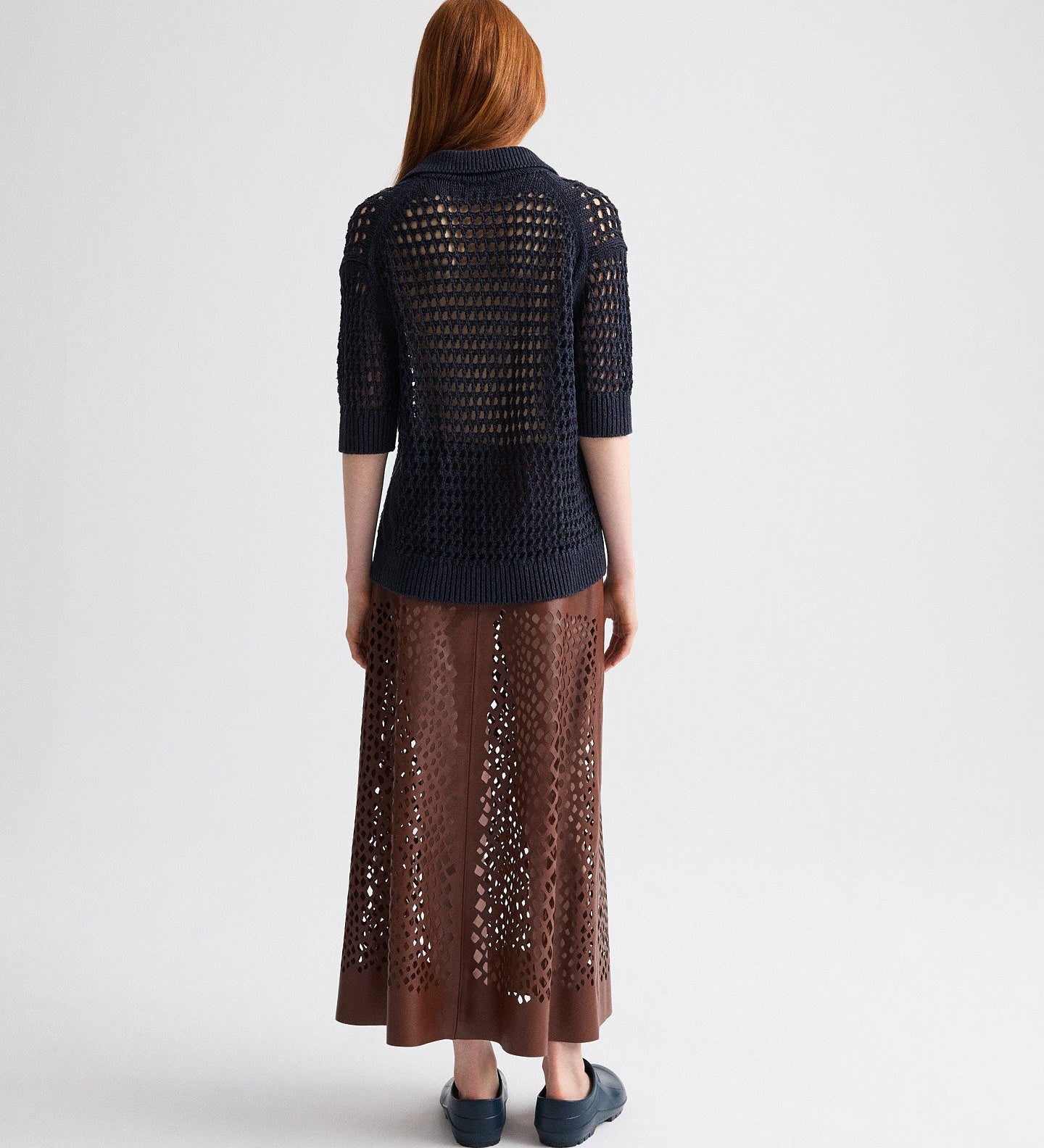 TWP - Unspoken Truth Polo Sweater in Linen Silk