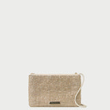 Loeffler Randall - Yara Gold Diamanté Flat Clutch