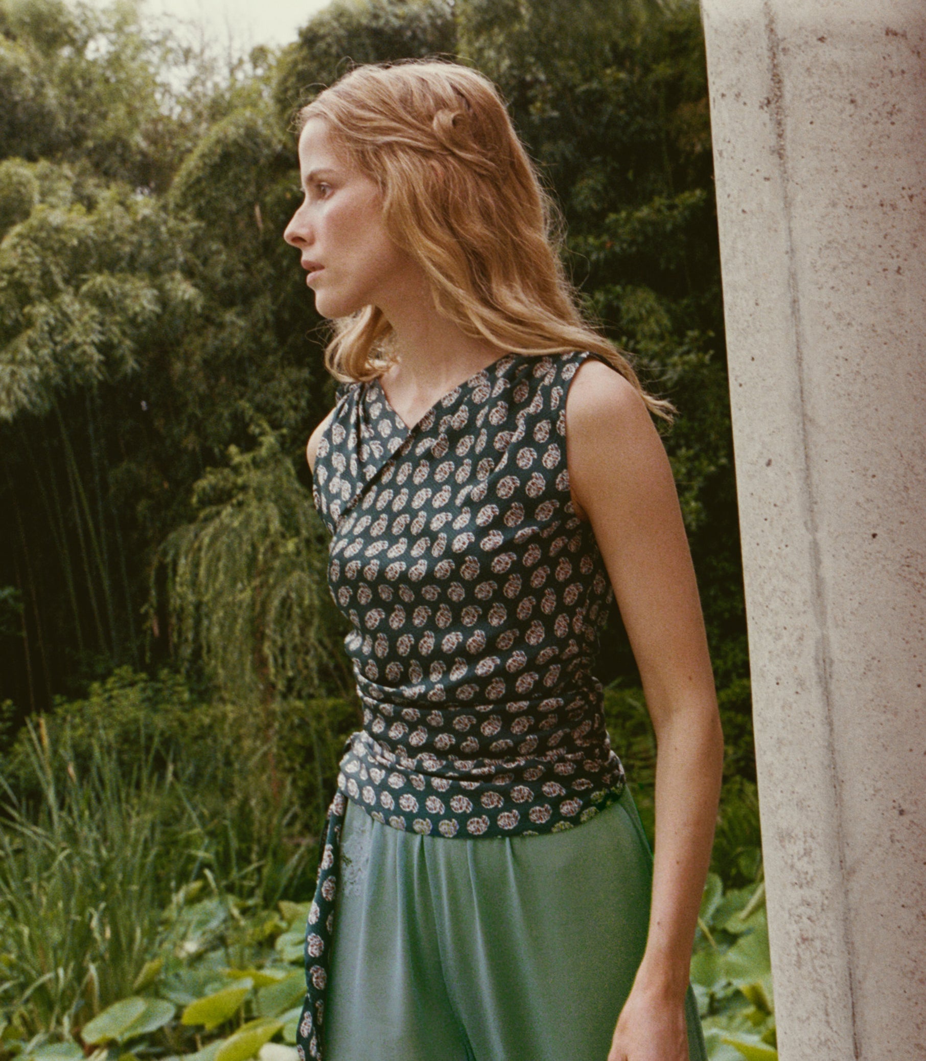 DOEN - YARIA PANT - - MALACHITE