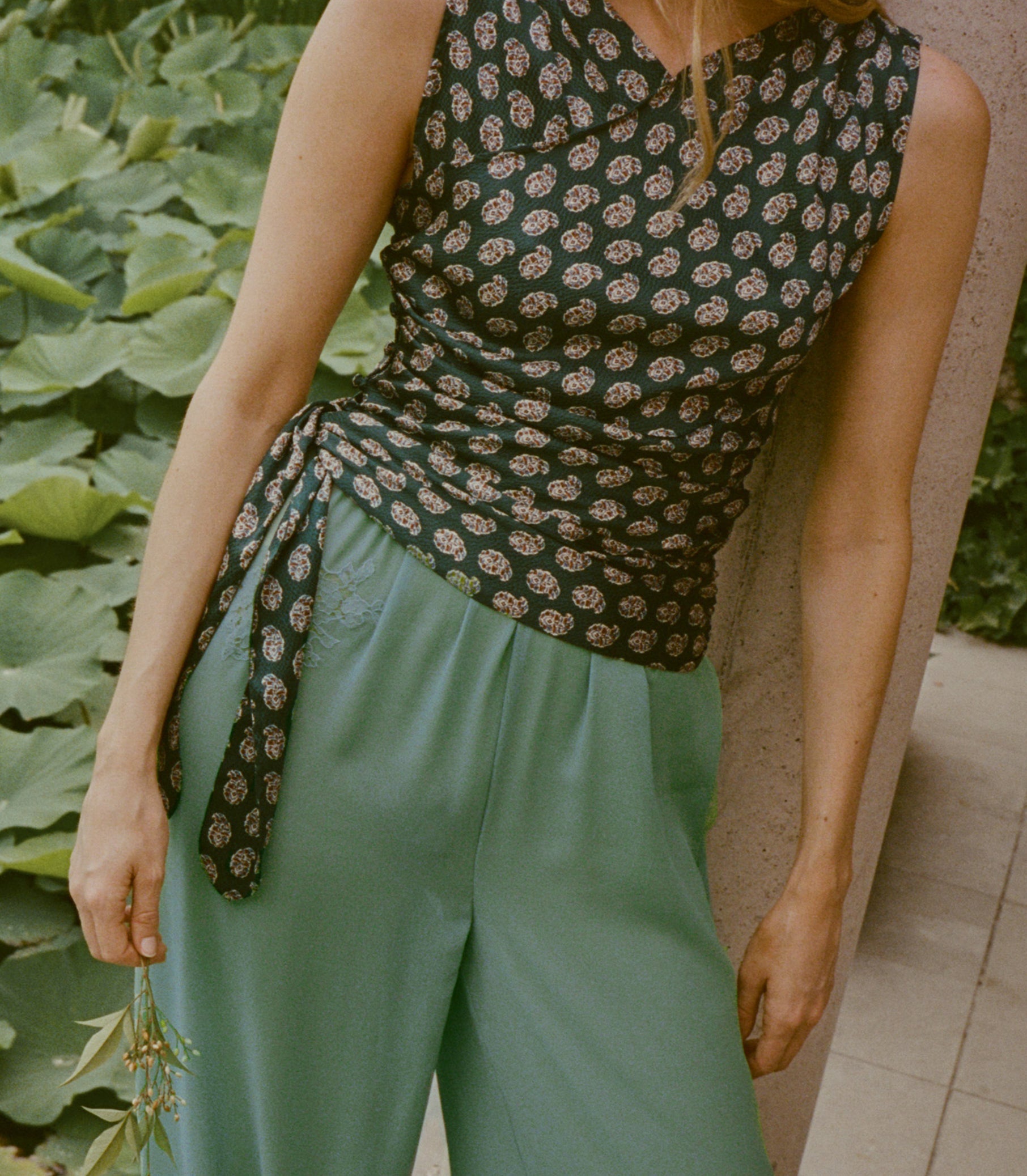 DOEN - YARIA PANT - - MALACHITE