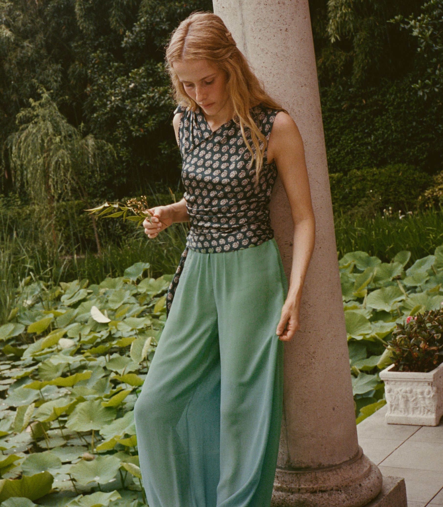 DOEN - YARIA PANT - - MALACHITE