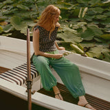 DOEN - YARIA PANT - - MALACHITE