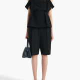 Khaite - Yasmina Top in Black Crepe