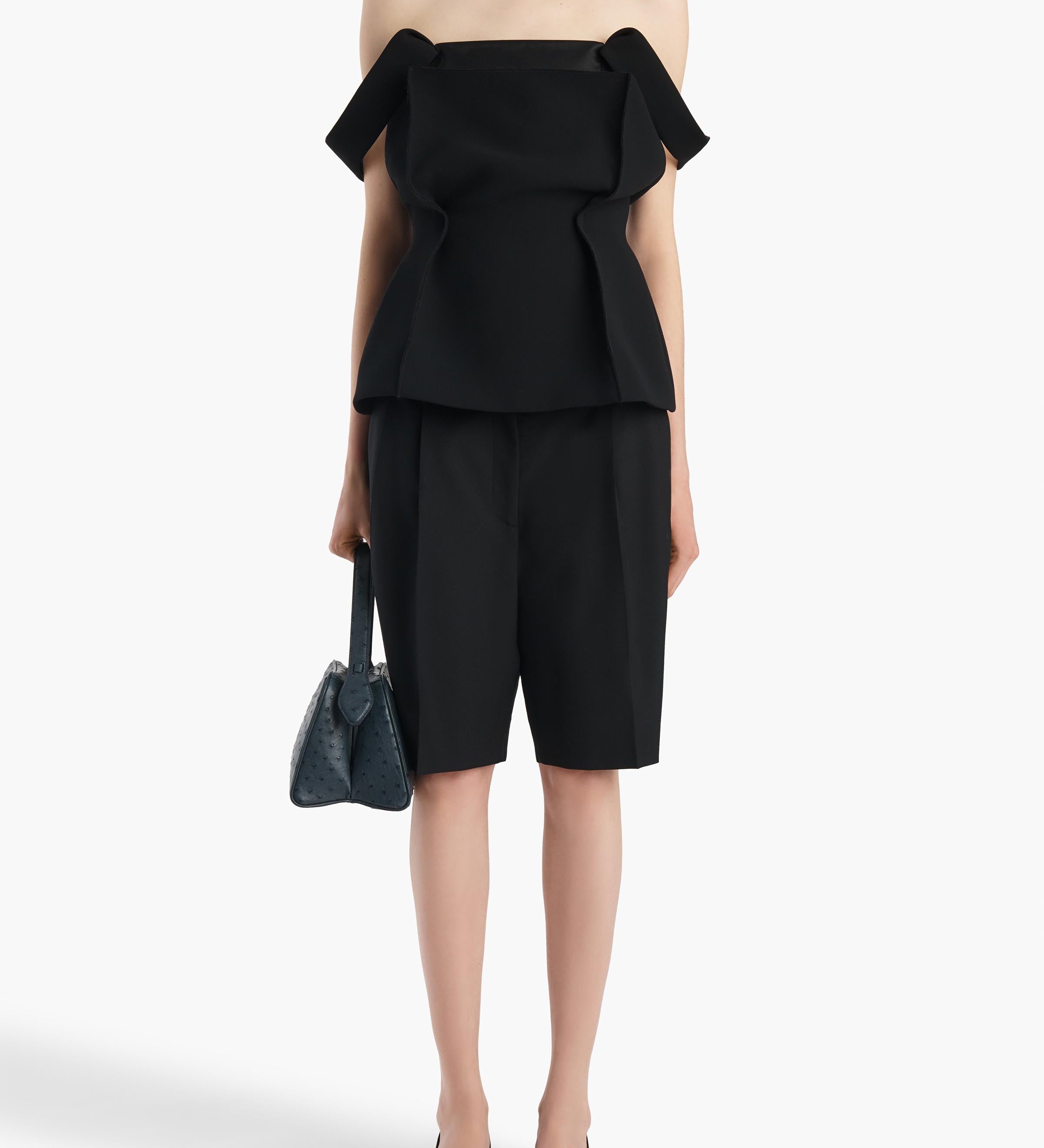 Khaite - Yasmina Top in Black Crepe