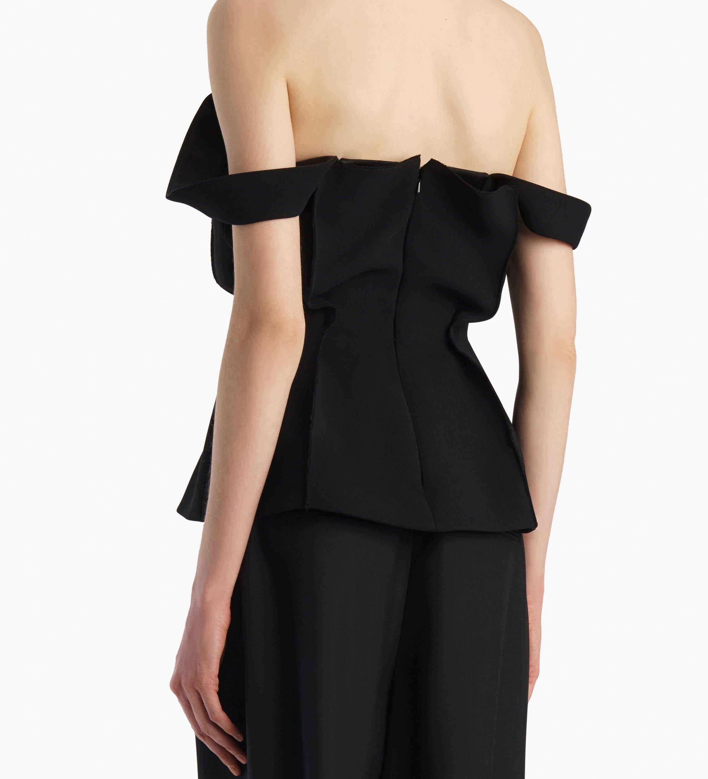 Khaite - Yasmina Top in Black Crepe