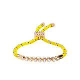 Dorsey - JAMES BEZEL JAUNE PARACORD BRACELET, GOLD
