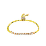 Dorsey - JAMES BEZEL JAUNE PARACORD ANKLET, GOLD