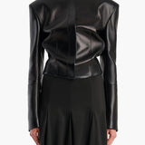 Khaite - Yoko Jacket in Black Leather