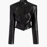 Khaite - Yoko Jacket in Black Leather