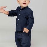Leset - Yoko Bebe Collarless Shirt