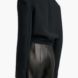 Khaite - York Jacket With Cord Embroidery in Black and Gold