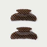 Loeffler Randall - Yuri Brown/Black Hair Clip Set