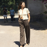 DOEN - YVETTE TOP - - CANDLELIGHT